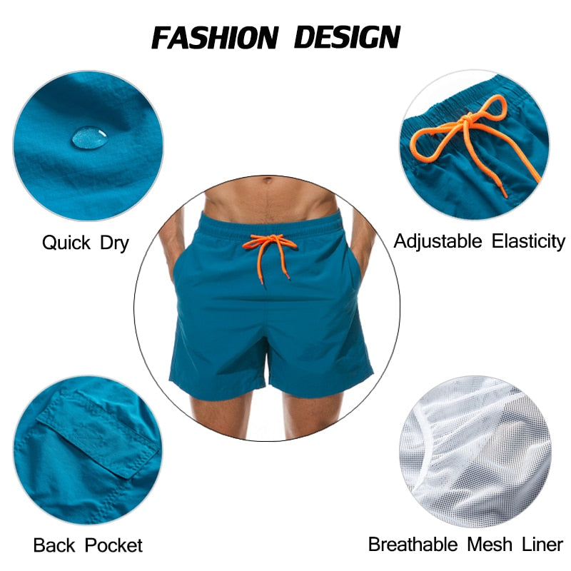 Short Masculino, Moda Praia para Esportes Náuticos e Treinos. Atente para a Numeração de Acordo com seu Físico.