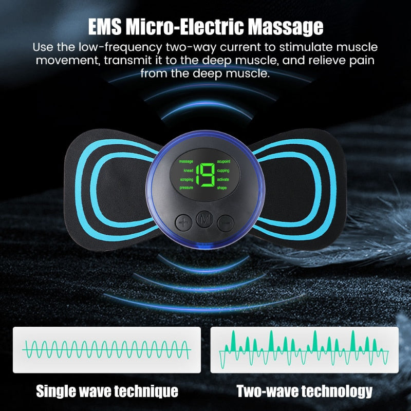 Tapete Massageador, Para os Pés. Fisioterapia de Relaxamento Muscular para os Pés. Com Bateria Recarregável