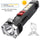 Lanterna de LED 200W, Com Bateria Recarregável via Cabo USB ou Solar, Estágios de Iluminação, Alta Resistência a Impacto e a Água. Consegue Transferir Energia para outros Equipamentos.