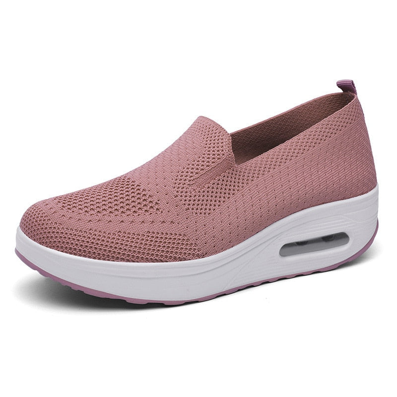 Tênis Feminino, Esportivo e Ortopédico, em Malha, Respirável, Extremo Conforto para os Pés