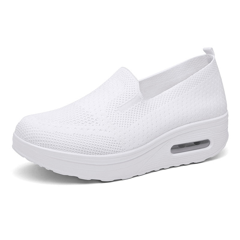 Tênis Feminino, Esportivo e Ortopédico, em Malha, Respirável, Extremo Conforto para os Pés