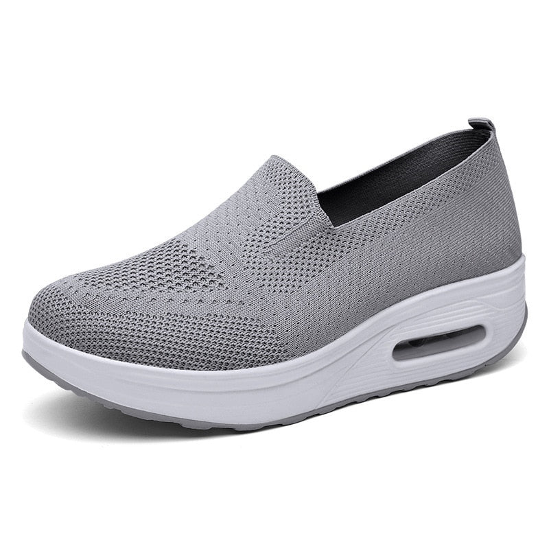 Tênis Feminino, Esportivo e Ortopédico, em Malha, Respirável, Extremo Conforto para os Pés