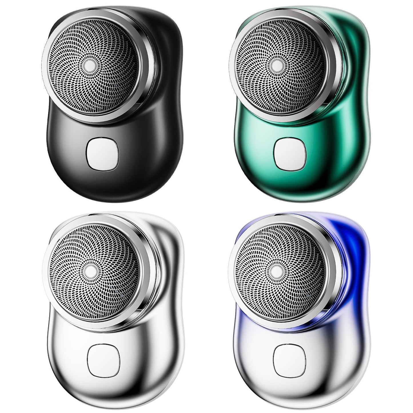 Mini Barbeador Portátil e Elétrico, Recarregável via USB. Bateria de Longa Duração. Lavável.