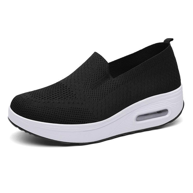 Tênis Feminino, Esportivo e Ortopédico, em Malha, Respirável, Extremo Conforto para os Pés