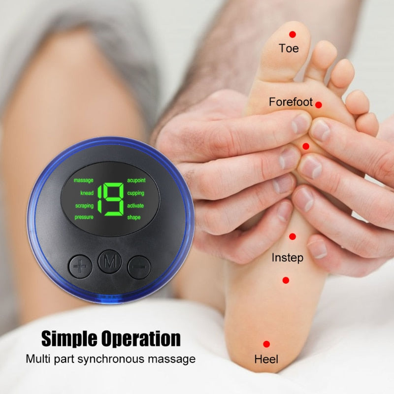 Tapete Massageador, Para os Pés. Fisioterapia de Relaxamento Muscular para os Pés. Com Bateria Recarregável