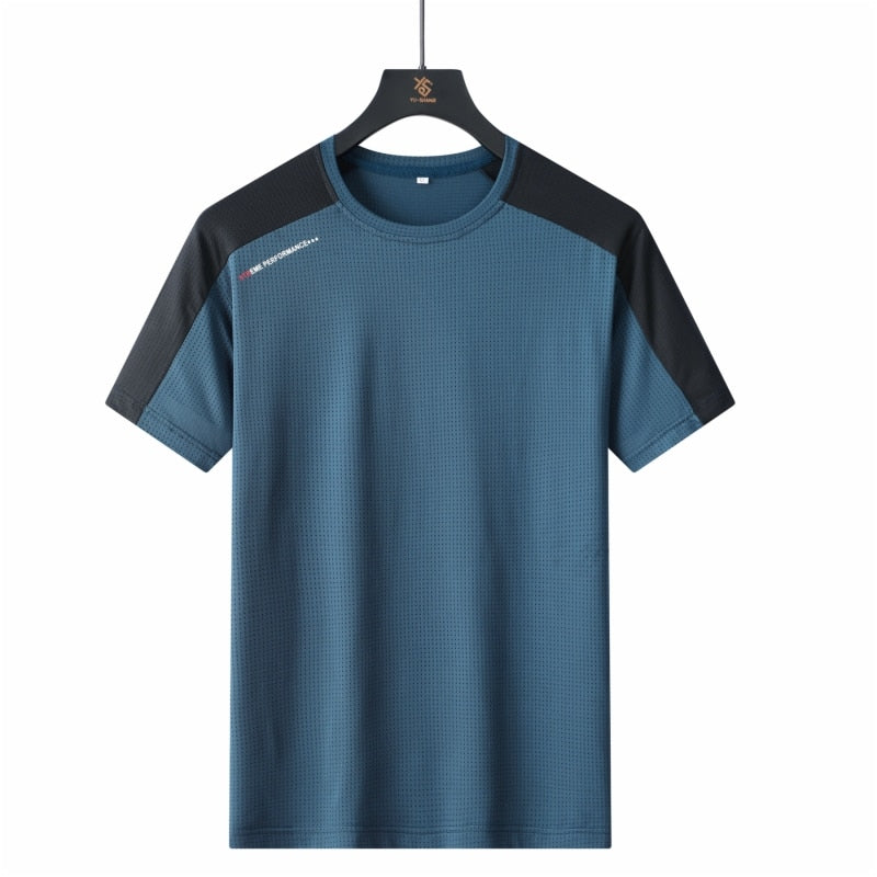 Camiseta Masculina para Treino, Corridas, Caminhadas e Diversos Outros Esportes. Tecido de Secagem Rápida não retendo o Suor e Altamente Respirável. Atente para a Conversão da Numeração ao seu Físico