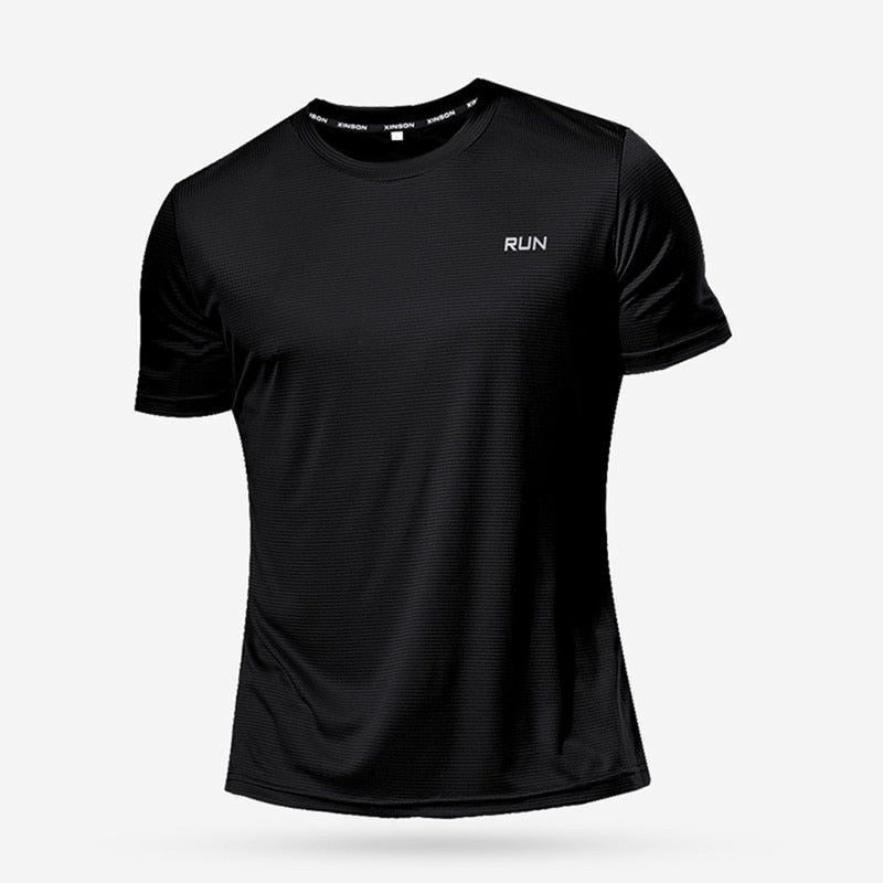 Camiseta Masculina de Treino, Com Secagem Rápida e Respirável. Atente para a Conversão da Numeração